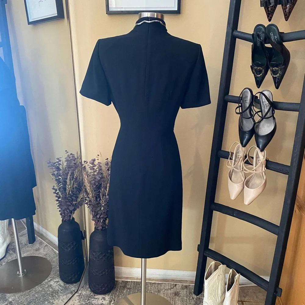 Vintage Jones New York wrap dress size 6 - Picture 2 of 3